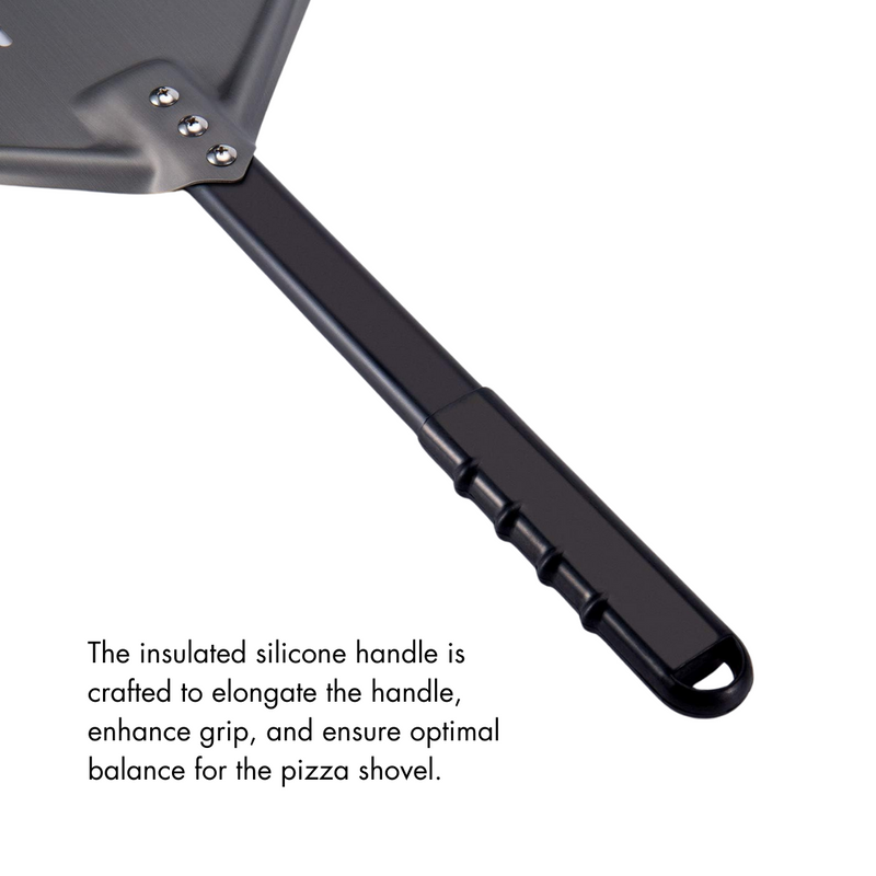 Load image into Gallery viewer, 8&quot; Pizzata Black Turning Peel
