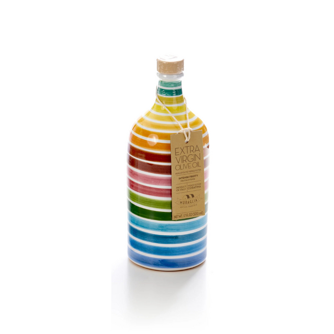 Muraglia Rainbow Ceramic Jar Olive Oil - 500ml