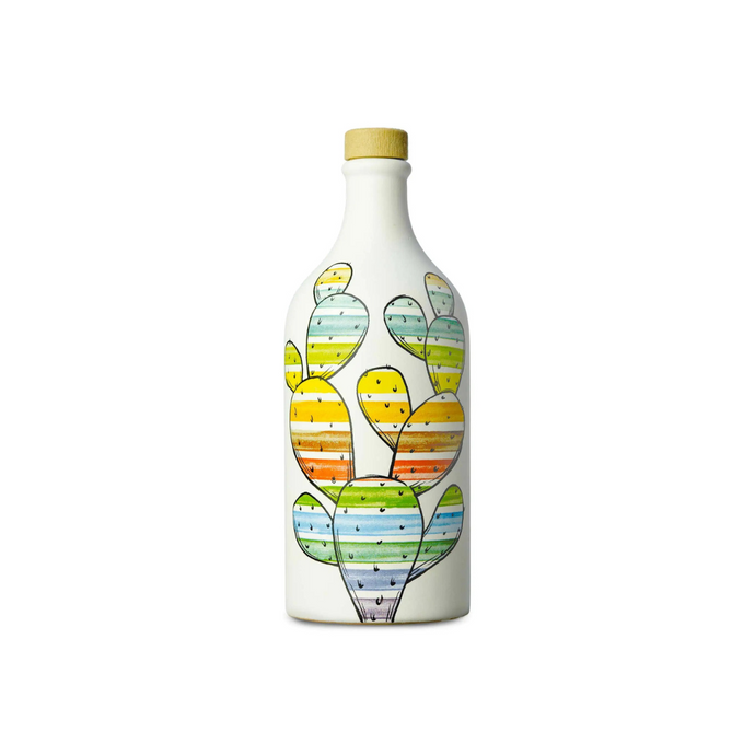 Muraglia Prickly Pear Ceramic Jar Olive Oil - 500ml