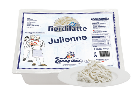 Mozzarella Grated Julienne Pizza 2kg